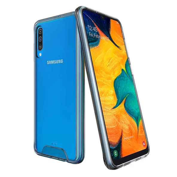 Samsung Galaxy A30S Kılıf Şeffaf Sararmaz Gard Silikon - 7