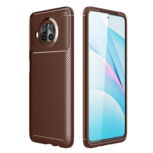 Xiaomi Redmi Note 9 Pro 5G Kılıf Karbon Silikon Case - 12