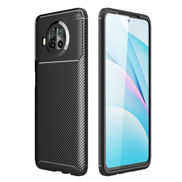 Xiaomi Redmi Note 9 Pro 5G Kılıf Karbon Silikon Case - 10
