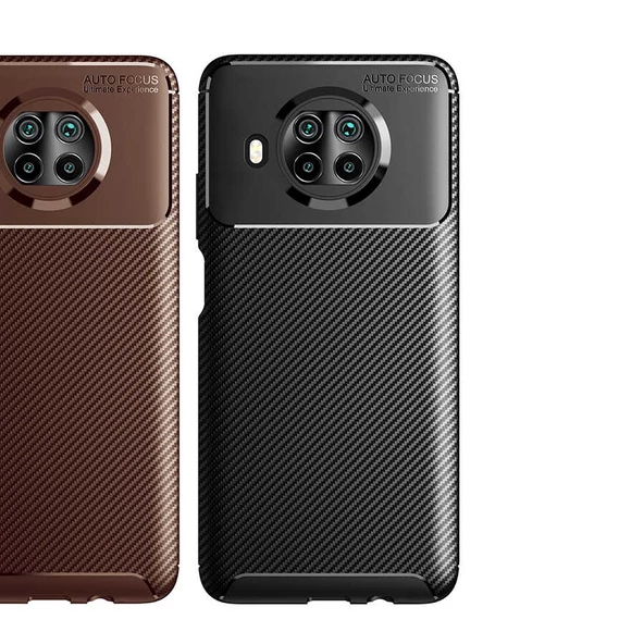 Xiaomi Redmi Note 9 Pro 5G Kılıf Karbon Silikon Case - 3