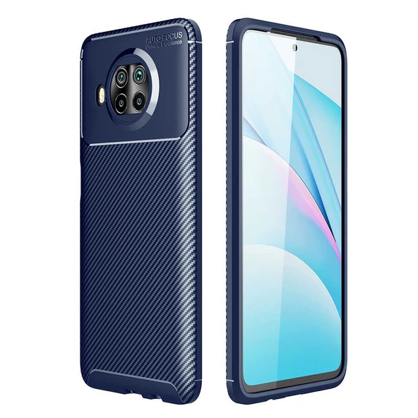 Xiaomi Redmi Note 9 Pro 5G Kılıf Karbon Silikon Case