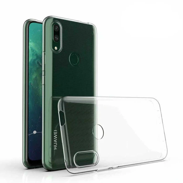 Huawei P Smart Z Kılıf Şeffaf Silikon Hibrit Case