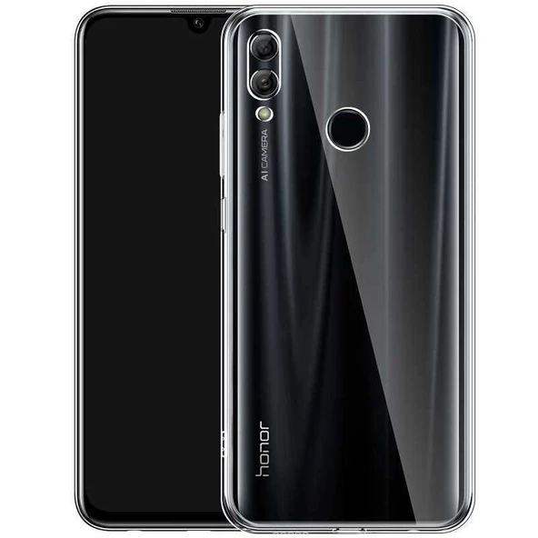 Huawei Honor 8X Kılıf Şeffaf Silikon Hibrit Case