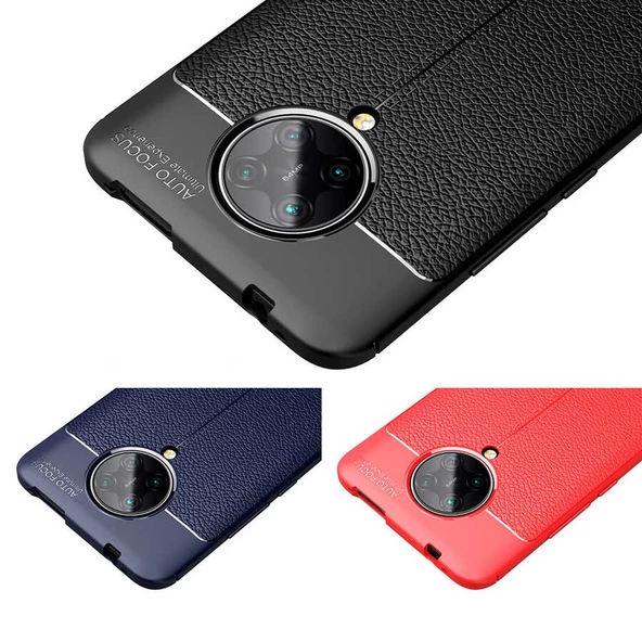 Xiaomi Poco F2 Pro Kılıf Deri Tarzı Niss Silikon Case - 6