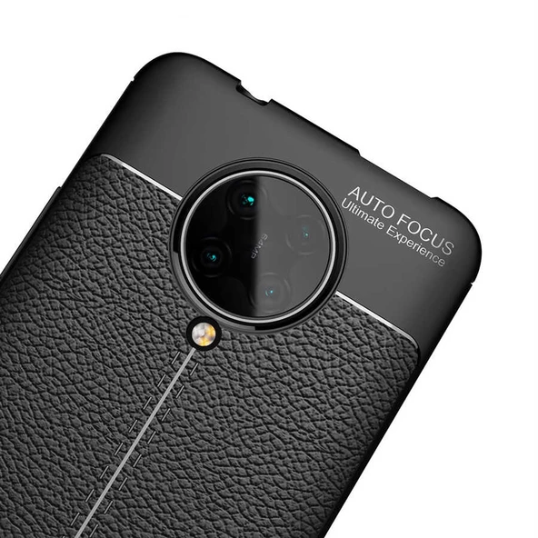 Xiaomi Poco F2 Pro Kılıf Deri Tarzı Niss Silikon Case - 10