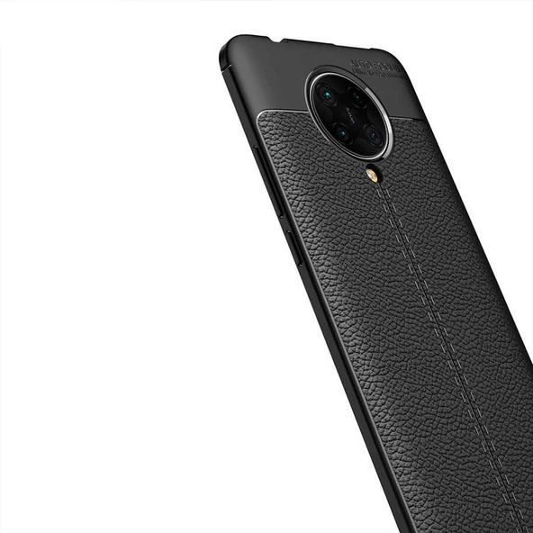 Xiaomi Poco F2 Pro Kılıf Deri Tarzı Niss Silikon Case - 4