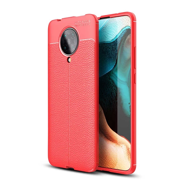 Xiaomi Poco F2 Pro Kılıf Deri Tarzı Niss Silikon Case