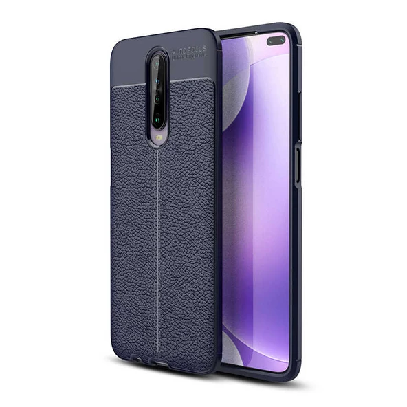 Xiaomi Poco X2 Kılıf Deri Tarzı Niss Silikon Case