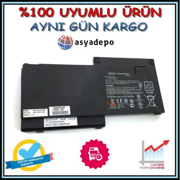Hp EliteBook 820 G2 Batarya Pil