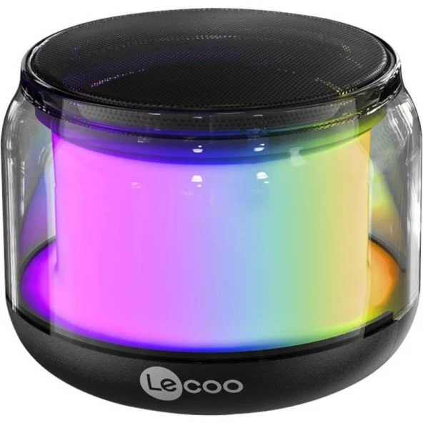 Lenovo Lecoo DS106 Pro RGB Aydınlatmalı Bluetooth 5.0 HiFi Stereo 3W Taşınabilir Ses Bombası
