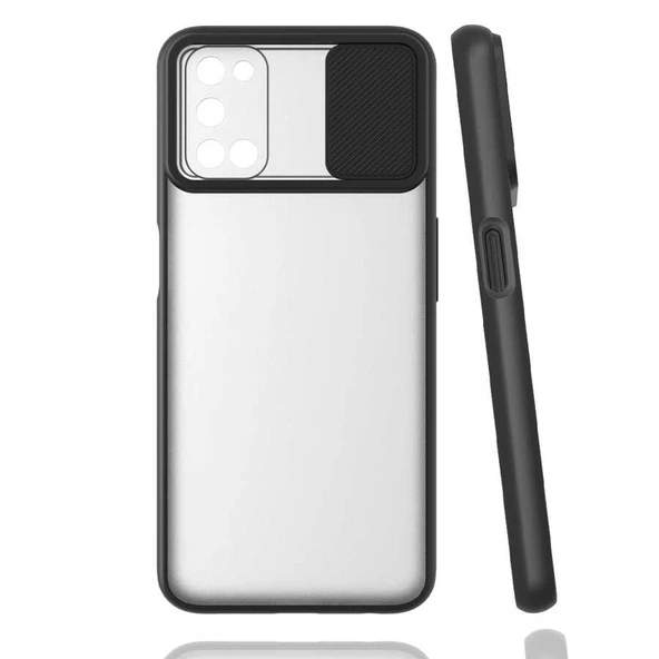 Oppo A52 Kılıf Kamera Kapatmalı Lensi Case - 4