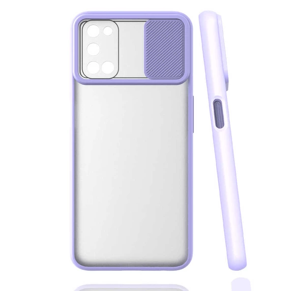 Oppo A52 Kılıf Kamera Kapatmalı Lensi Case - 11