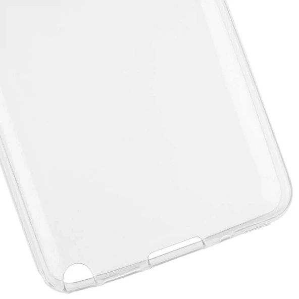 Samsung Galaxy Note 3 Neo Kılıf Şeffaf Silikon Hibrit Case - 2