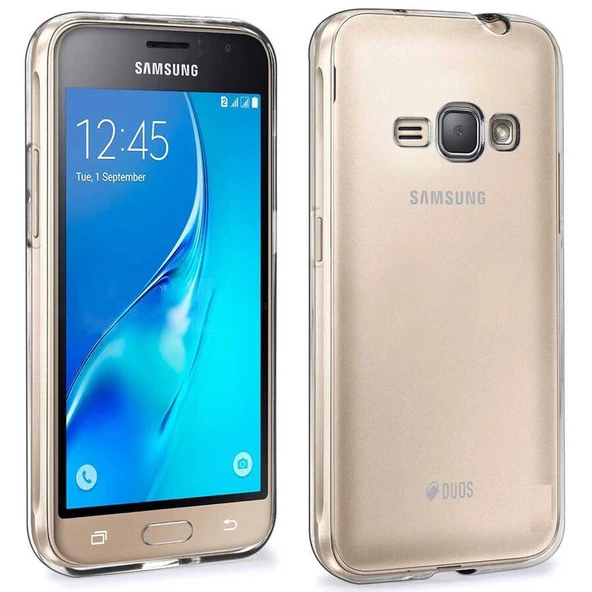 Samsung Galaxy J2 Prime Kılıf Şeffaf Silikon Hibrit Case