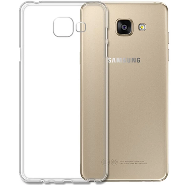 Samsung Galaxy A5 2016 Kılıf Şeffaf Silikon Hibrit Case