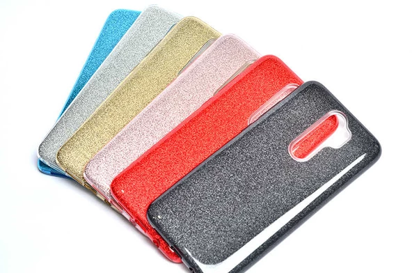 Xiaomi Redmi Note 8 Pro Kılıf Simli Parlak Shining Kapak - 4
