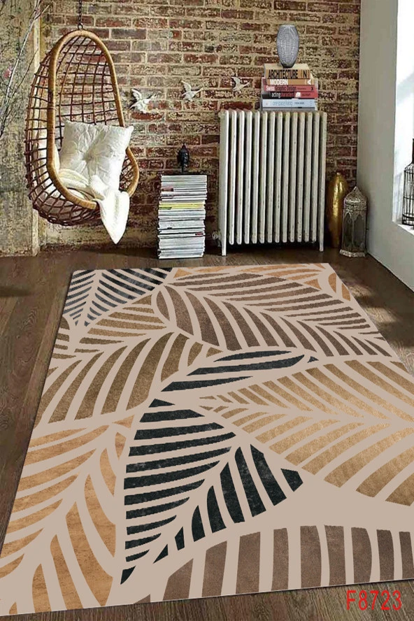 Kahverengi Yolluk, Yaprak Desen Yolluk, Koridor Yolluk, Koridor Halısı, Uzun Halı, Salon Halısı - 4