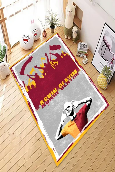 Anti Alerjik, Dijital Baskı Halı, Kaymaz Tabanlı Halı, Yıkanabilir Halı, Çocuk Odası Halısı, - 2