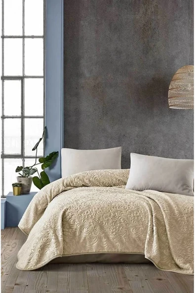 Emboss Battaniye, Çift Kişilik Battaniye, 220x240, Peluş Battaniye, Çeyizlik,