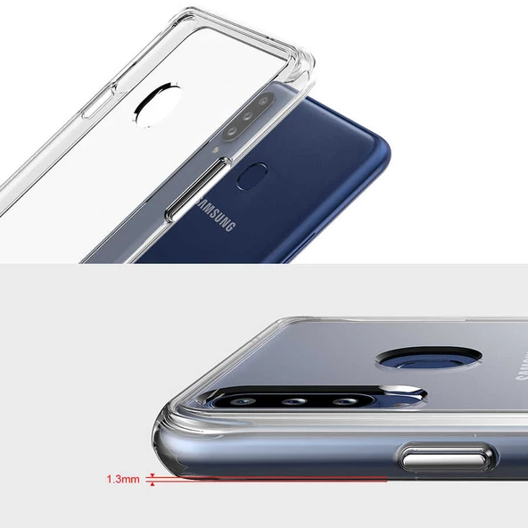 Samsung Galaxy M30 Kılıf Şeffaf Sararmaz Gard Silikon - 8