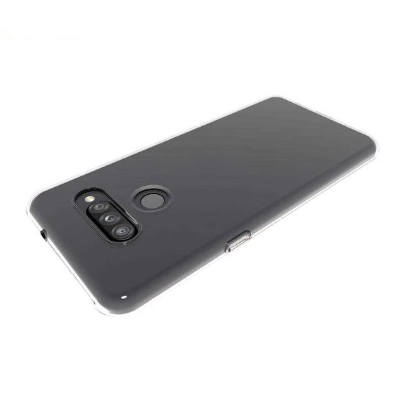 LG K50S Kılıf Şeffaf Silikon Hibrit Case