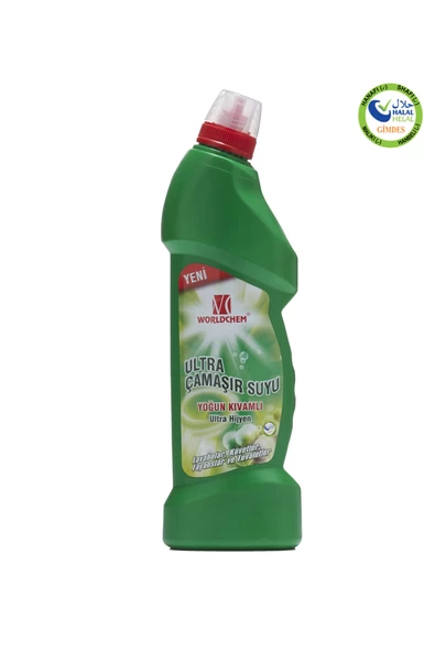 Helal Sertifkalı Çamaşır Suyu Yoğun Kıvamlı WT 750 ml