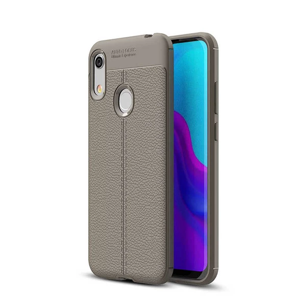 Huawei Y6S 2019 Kılıf Deri Tarzı Niss Silikon Case