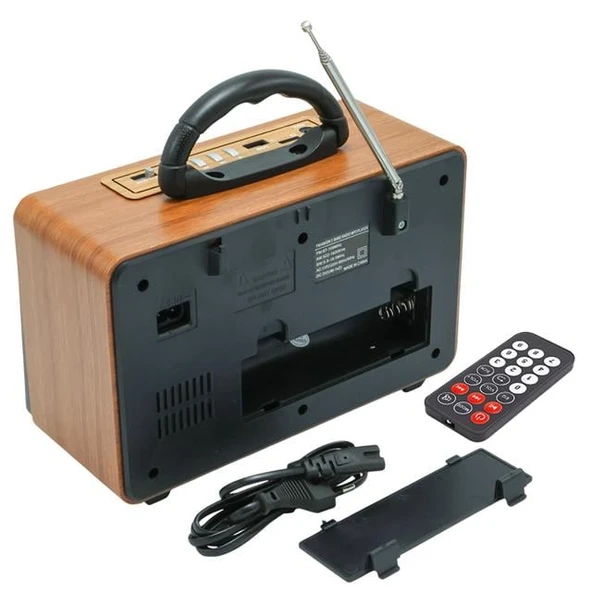 Magicvoice MV-115BT USB - SD - FM - Bluetooth Destekli Nostaljik Radyo - 11