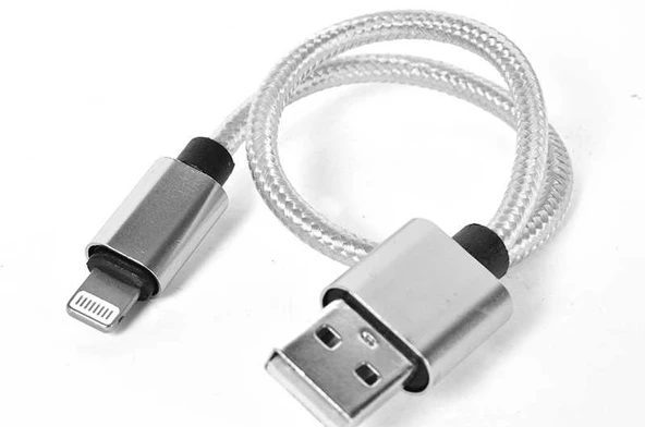 30 Cm Halat Lightning Usb Kablo - 3