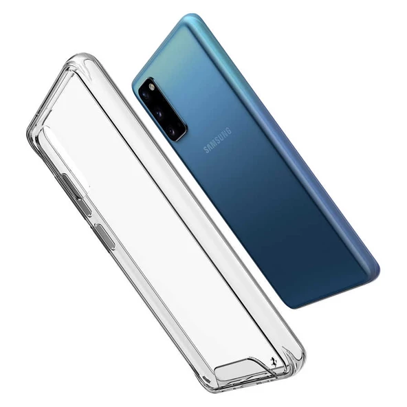 Samsung Galaxy S20 Kılıf Şeffaf Sararmaz Gard Silikon - 6