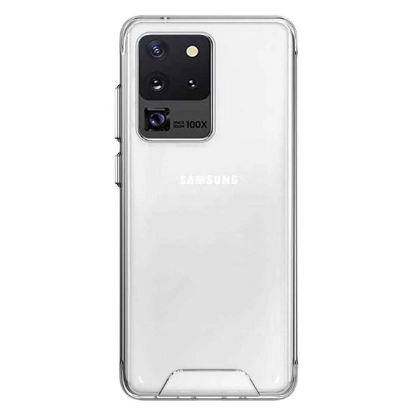 Samsung Galaxy S20 Ultra Kılıf Şeffaf Sararmaz Gard Silikon - 9