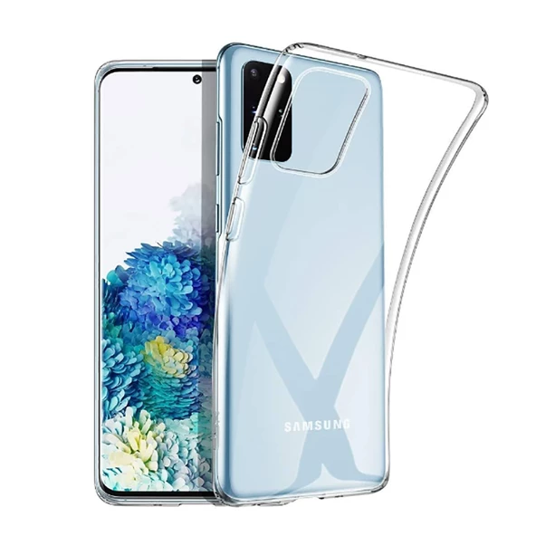 Samsung Galaxy S20 Kılıf Şeffaf Silikon Hibrit Case