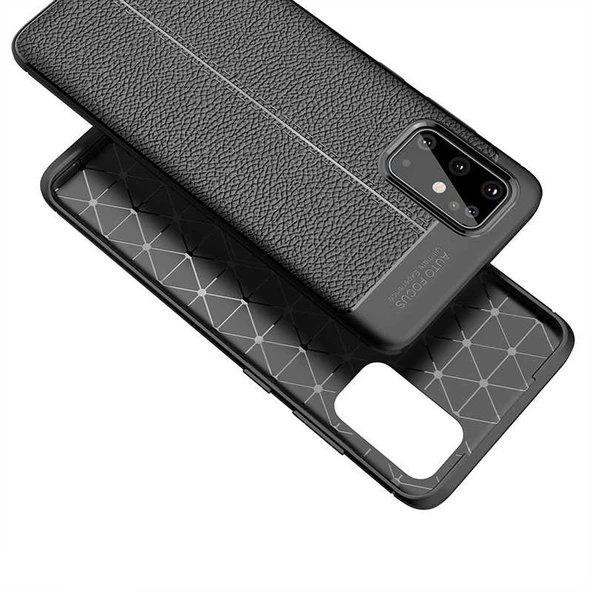 Samsung Galaxy S20 Plus Kılıf Deri Tarzı Niss Silikon Case - 12