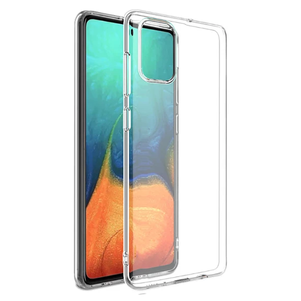 Samsung Galaxy S20 Plus Kılıf Şeffaf Silikon Hibrit Case