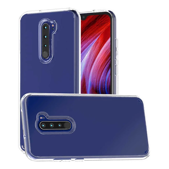 Xiaomi Redmi Note 8 Pro Kılıf Full Şeffaf Sararmaz Kapak - 7