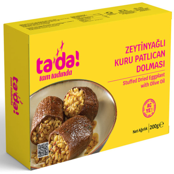 TADA ZEYTİNYAĞLI KURU PATLICAN DOLMASI 200