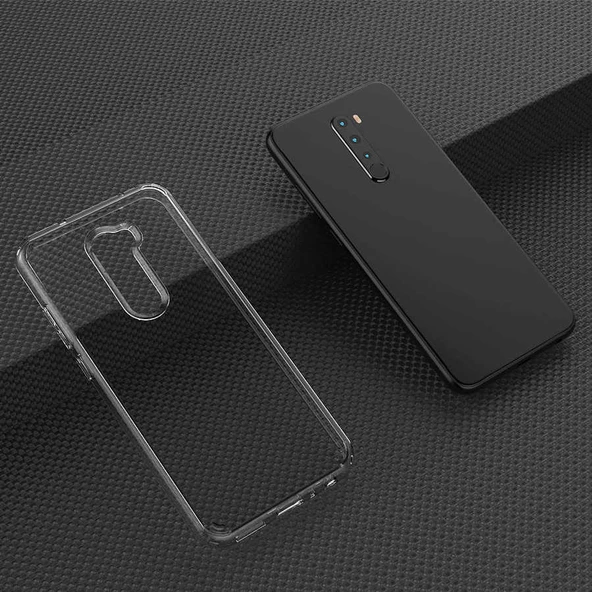 Xiaomi Redmi Note 8 Pro Kılıf Full Şeffaf Sararmaz Kapak - 6