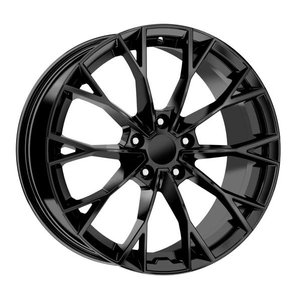 VOLKSWAGEN UYUMLU JANT DY1738 8X18 5X112 ET-45 57.1 BLACK (4 ADET) ürün görseli 1