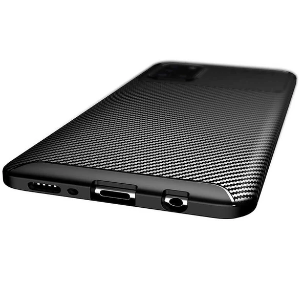 Samsung Galaxy A31 Kılıf Karbon Silikon Case - 5