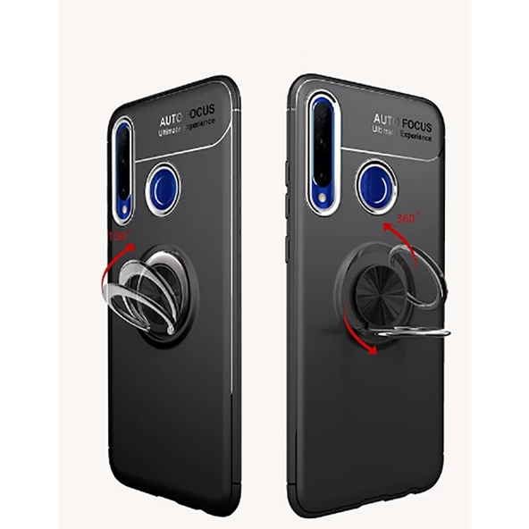 Huawei P40 Lite E Kılıf Yüzüklü Magnetli Ravel Case - 3