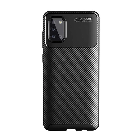 Samsung Galaxy A31 Kılıf Karbon Silikon Case