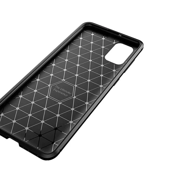 Samsung Galaxy A31 Kılıf Karbon Silikon Case - 7