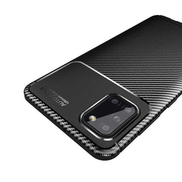 Samsung Galaxy A31 Kılıf Karbon Silikon Case - 8