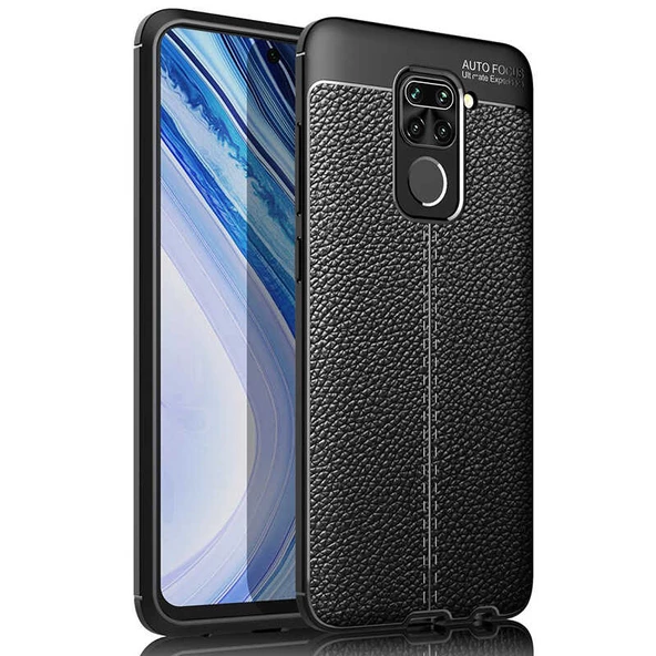 Xiaomi Redmi Note 9 Kılıf Deri Tarzı Niss Silikon Case