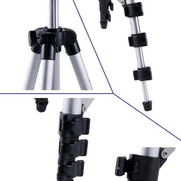 Profesyonel Tripod Monopod Aluminyum A Kalite 3110A Tripod - 3