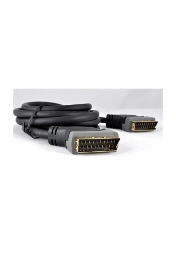 Scart Kablosu 24k Altın 2 Metre - 3