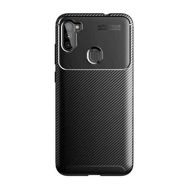 Samsung Galaxy A11 Kılıf Karbon Silikon Case