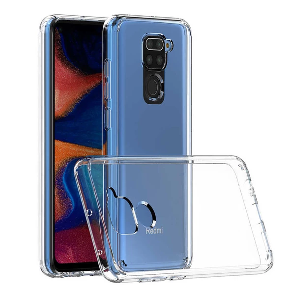 Xiaomi Redmi Note 9 Kılıf Full Şeffaf Sararmaz Kapak