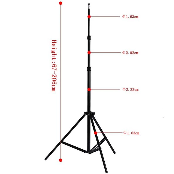 ​Teleskopik Tripod Uzun Tripod 2.1 M Tripod - 5