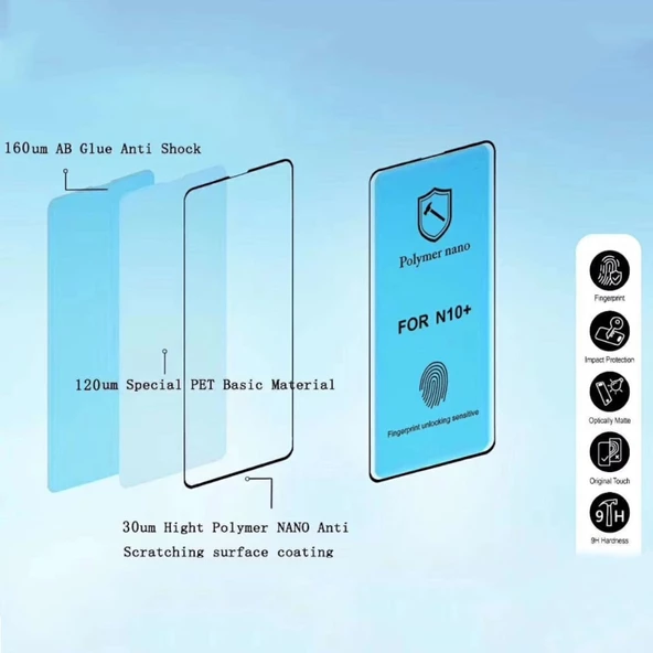 Samsung Galaxy S9 Plus Polymer Privacy Nano Ekran Koruyucu - 4